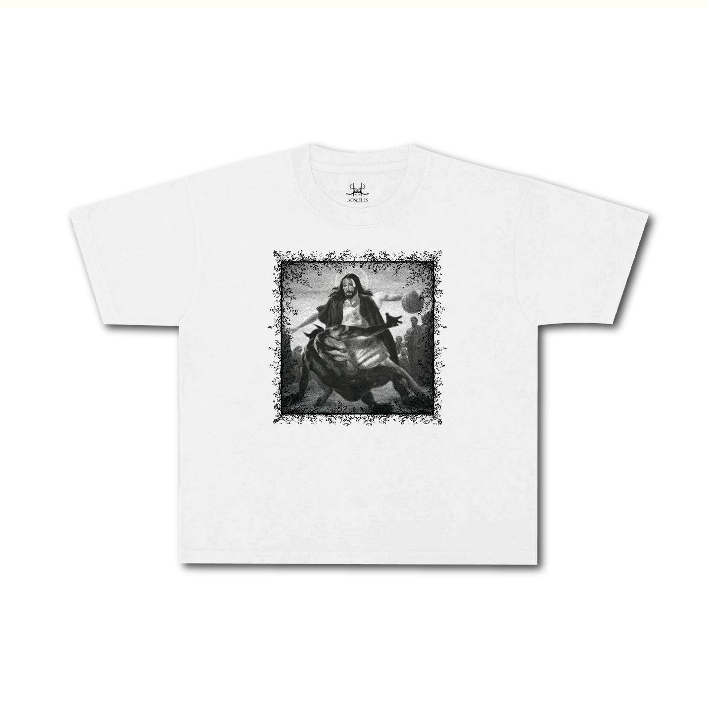 JESUS CROSSING UP SATAN TEE