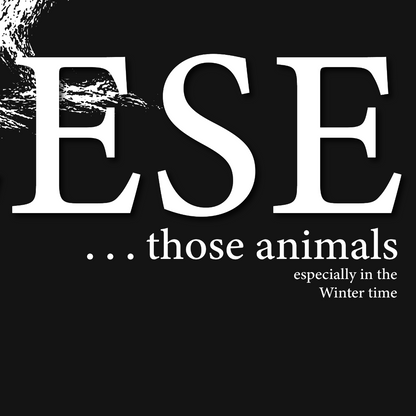 I <3 GEESE THOSE ANIMALS ESPECIALLY IN THE WINTER TIME TEE