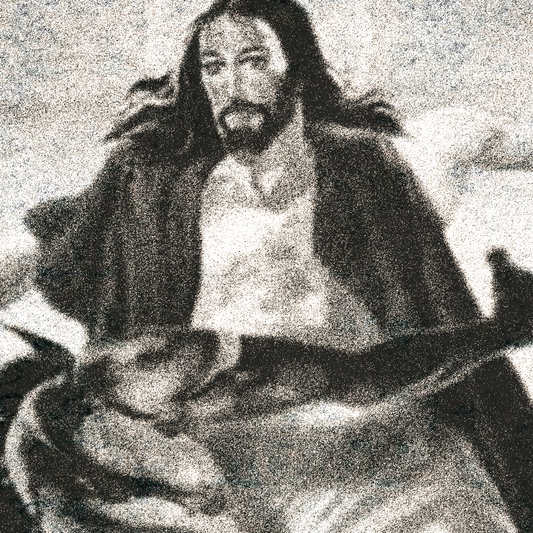 JESUS CROSSING UP SATAN HOODIE