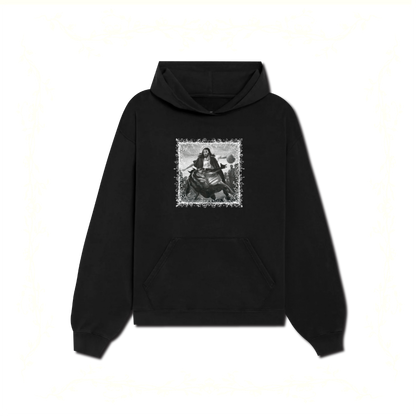 JESUS CROSSING UP SATAN HOODIE