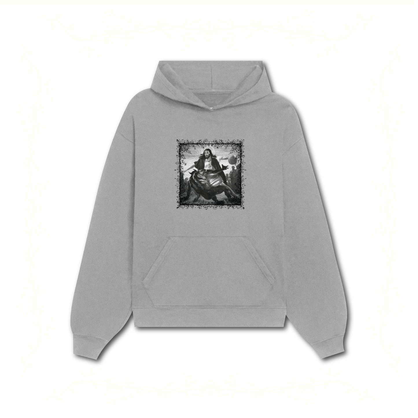 JESUS CROSSING UP SATAN HOODIE